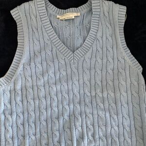 Light Blue Contemporaine Sweater Vest